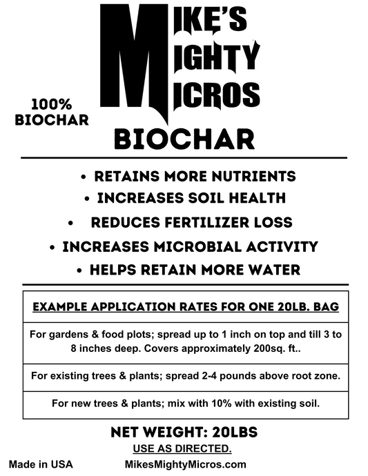 Mike's Mighty Micros Biochar